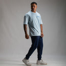 Camiseta Oversized Classic Azul Celeste