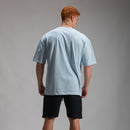 Camiseta Oversized Solid Azul Celeste