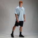 Camiseta Oversized Solid Azul Celeste