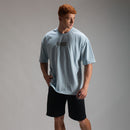 Camiseta Oversized Solid Azul Celeste