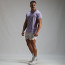 Camiseta Dry Fit Parallel Line Lilás Malva