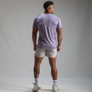 Camiseta Dry Fit Parallel Line Lilás Malva