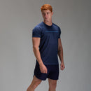 Camiseta Dry Fit Parallel Line Marinho Ashir