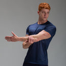 Camiseta Dry Fit Parallel Line Marinho Ashir