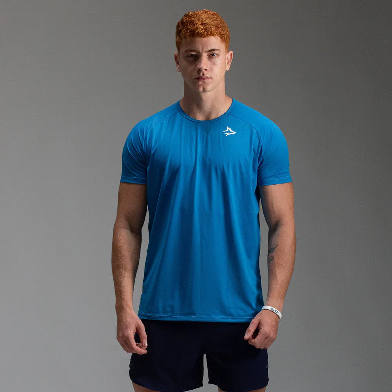 Camiseta Poliamida Lupus Back Azul Céu