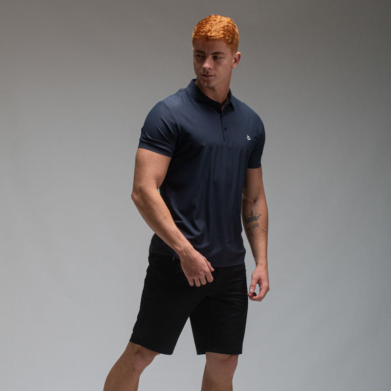 Camisa Polo Dry Fit Lupus Marinho