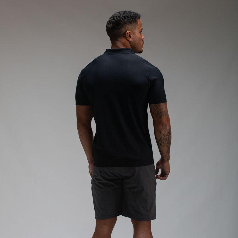 Camisa Polo Dry Fit Lupus Preto