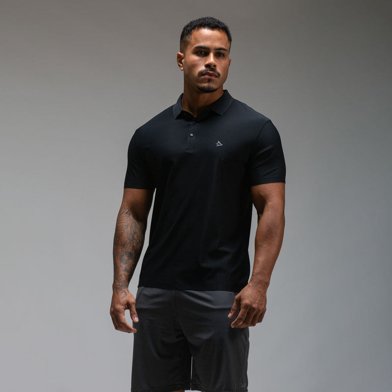 Camisa Polo Dry Fit Lupus Preto