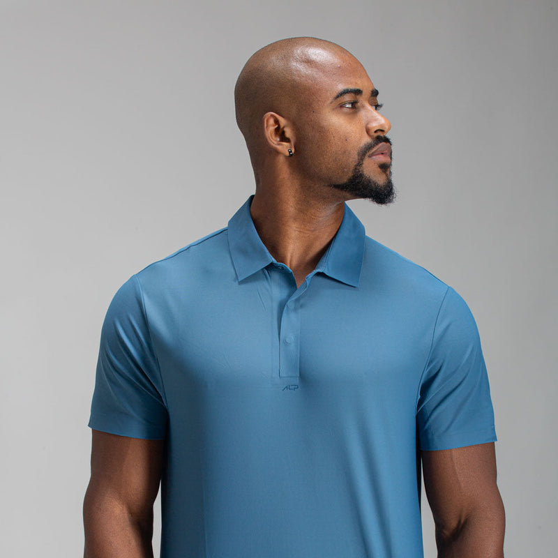 Camisa Polo Dry Fit Urban Azul Céu