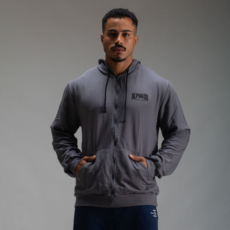 Casaco Moletom Strong Chumbo