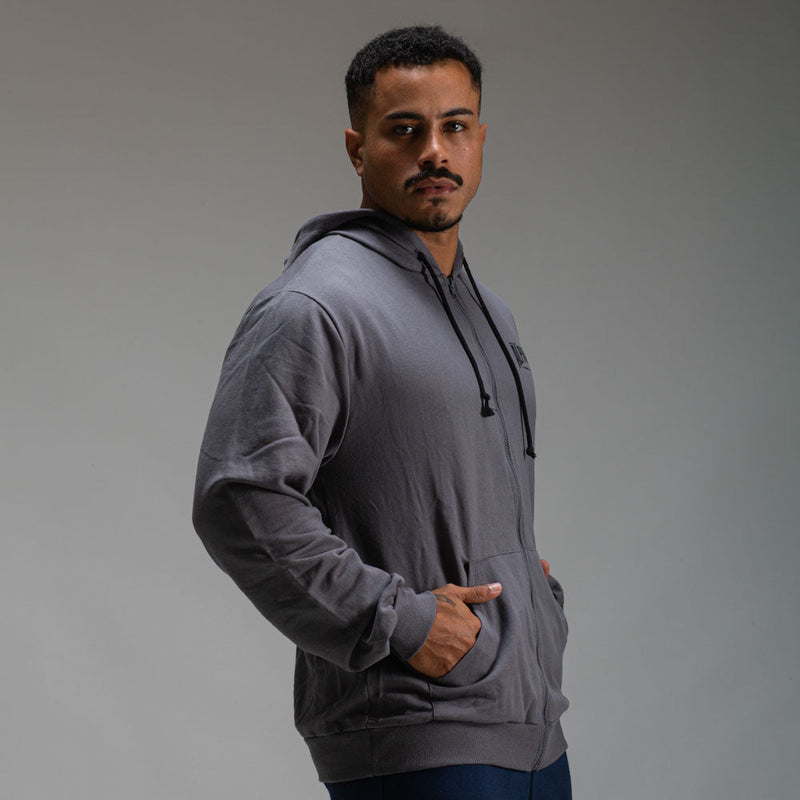 Casaco Moletom Strong Chumbo