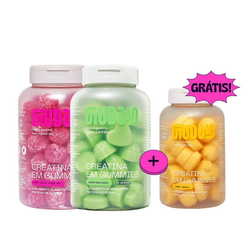 Pague 2 e Ganhe 1 Pote de Creatina versão 15 Dias 💪🍬