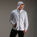 Corta Vento Com Capuz Aspect Branco