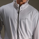 Corta Vento Com Capuz Aspect Branco