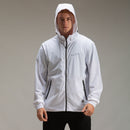 Corta Vento Com Capuz Aspect Branco