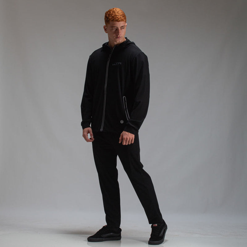 Corta Vento Com Capuz Aspect Preto