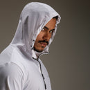 Corta Vento Com Capuz Intense Branco