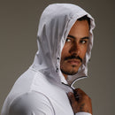 Corta Vento Com Capuz Intense Branco