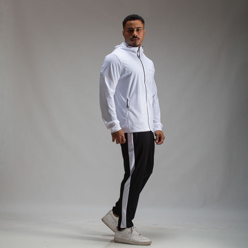 Corta Vento Com Capuz Intense Branco