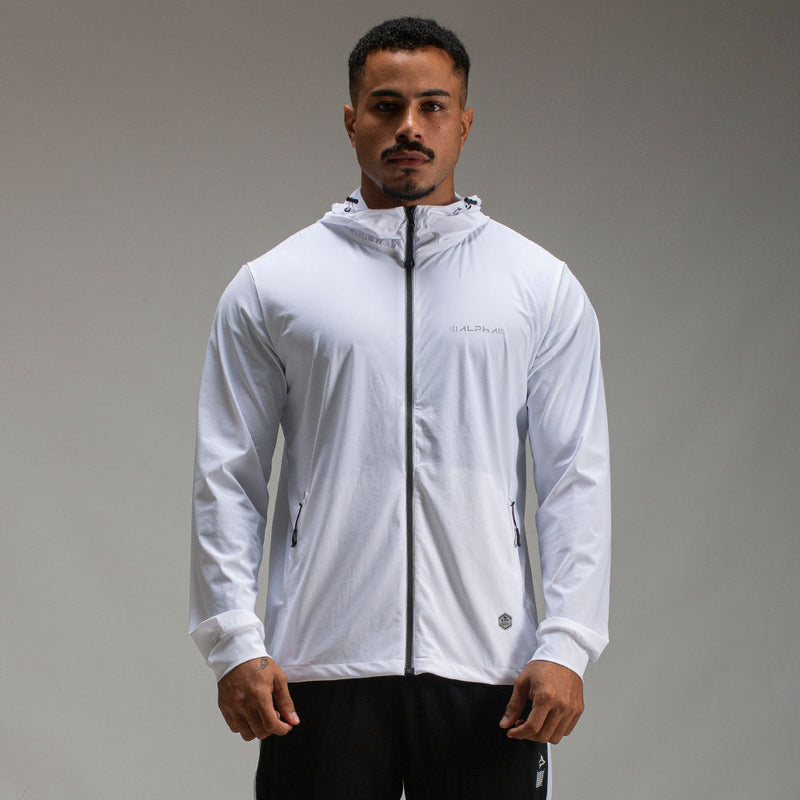 Corta Vento Com Capuz Intense Branco