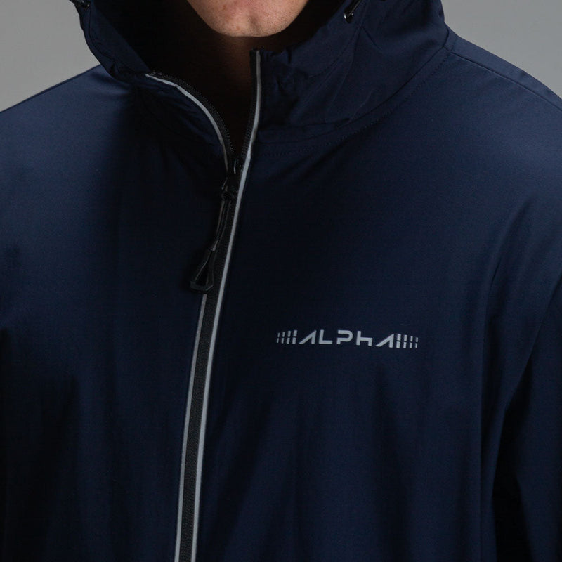 Corta Vento Com Capuz Intense Azul Marinho