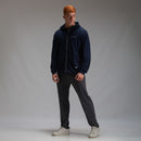 Corta Vento Com Capuz Intense Azul Marinho