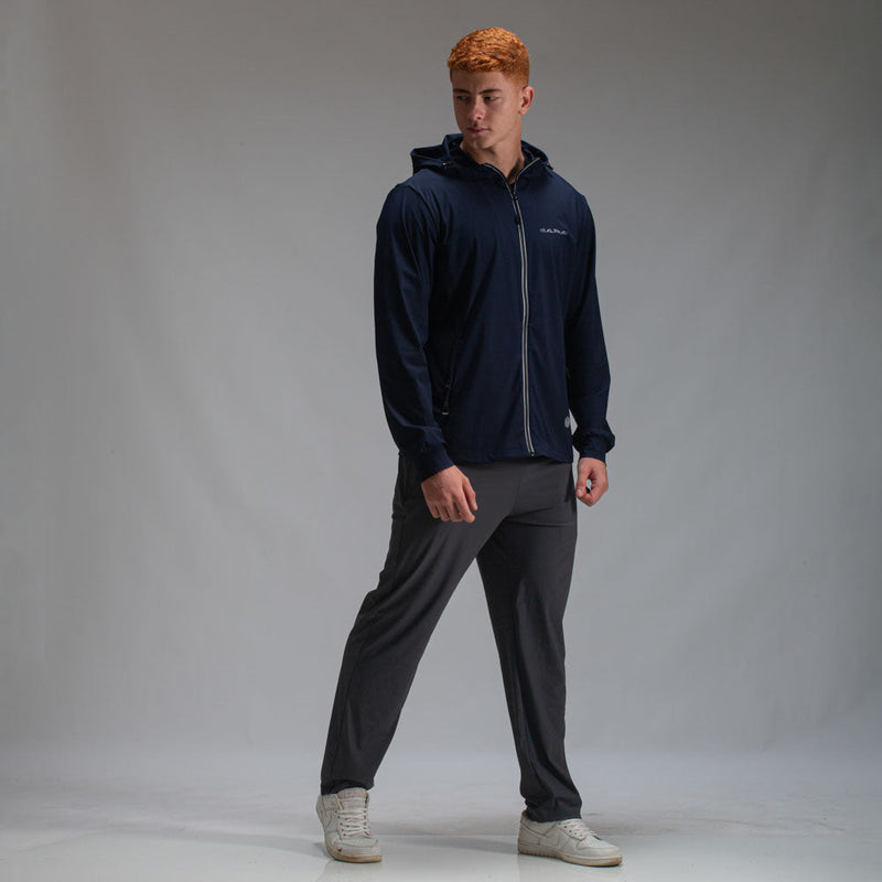 Corta Vento Com Capuz Intense Azul Marinho