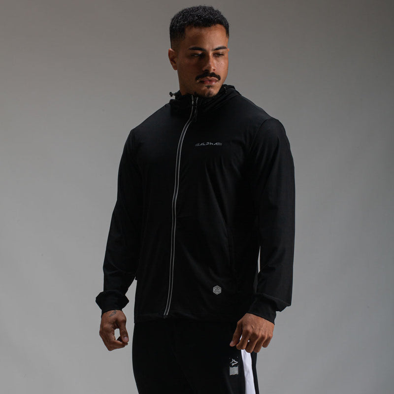 Corta Vento Com Capuz Intense Preto