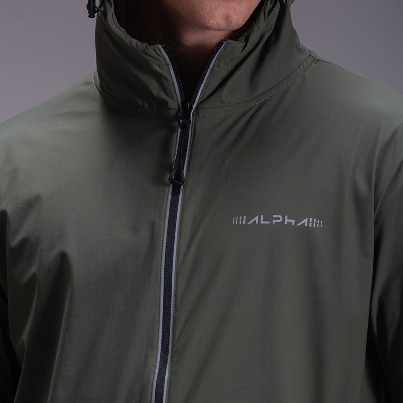 Corta Vento Com Capuz Intense Verde Oliva