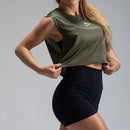 Cropped Dry Fit Middle Lupus Verde Uva