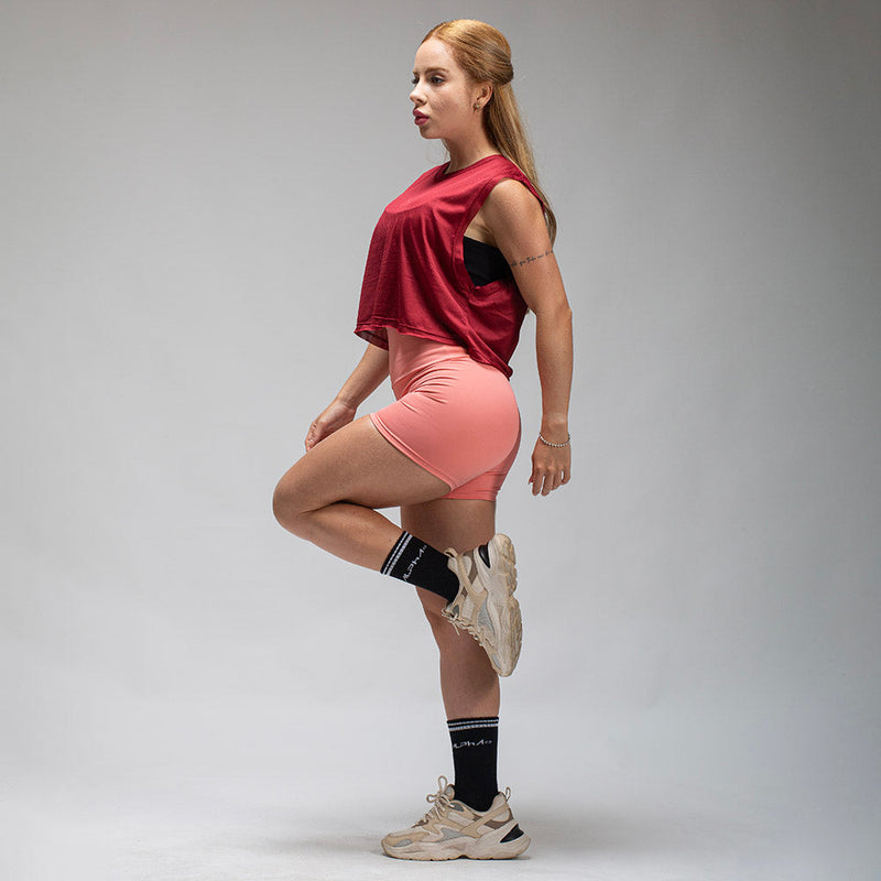 Cropped Dry Fit Middle Lupus Vermelho Biking