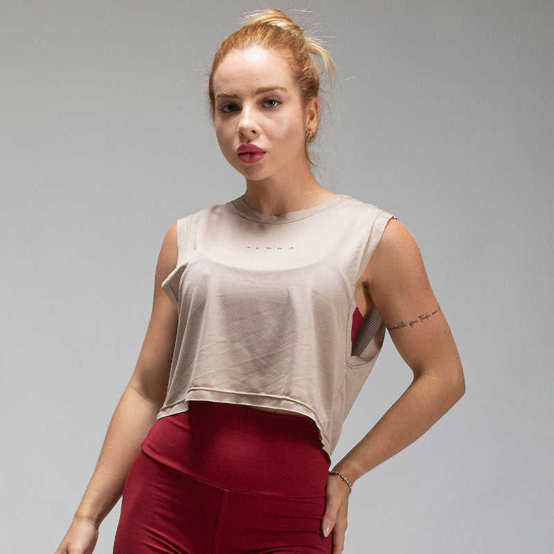 Cropped Dry Fit New Horizon Caqui