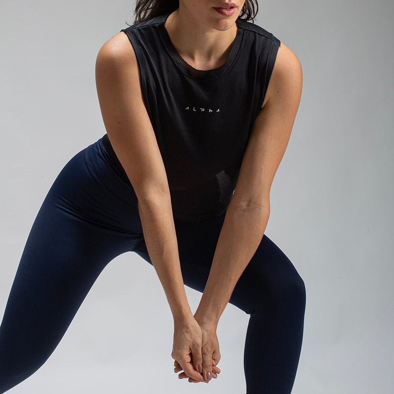 Cropped Dry Fit New Horizon Preto