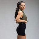 Cropped Dry Fit New Horizon Verde Uva