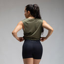 Cropped Dry Fit New Horizon Verde Uva