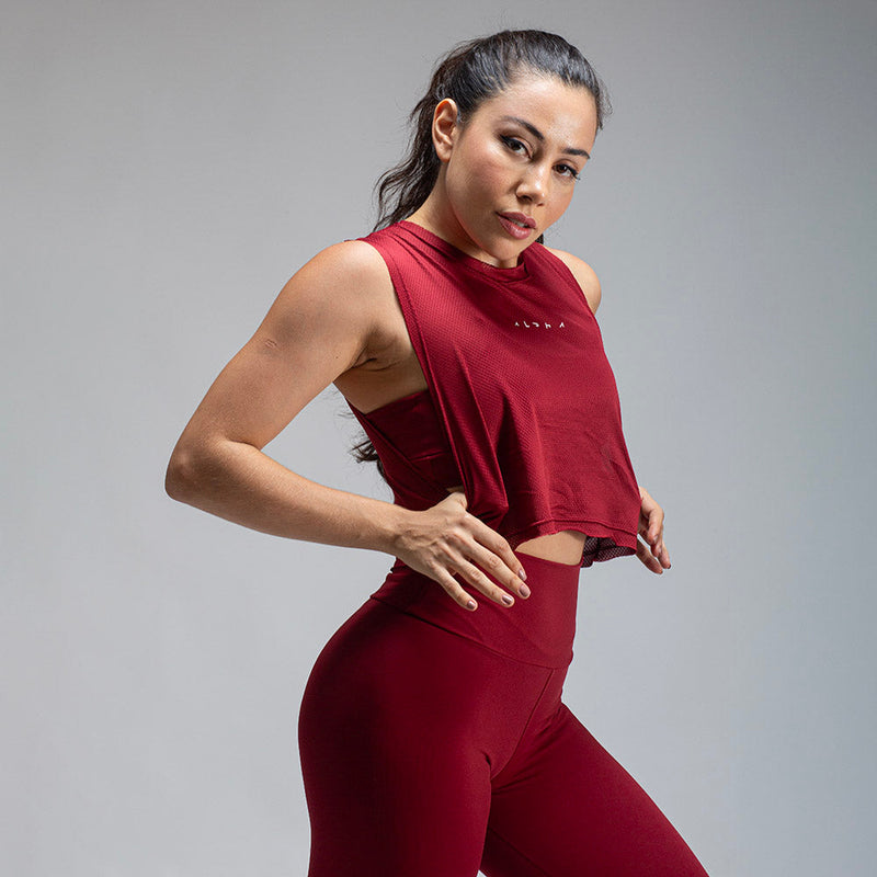 Cropped Dry Fit New Horizon Vermelho Biking