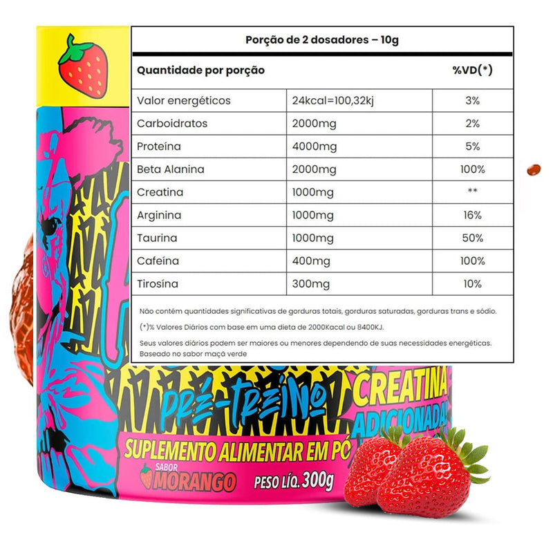 Panic Pre Workout 300g Adaptogen