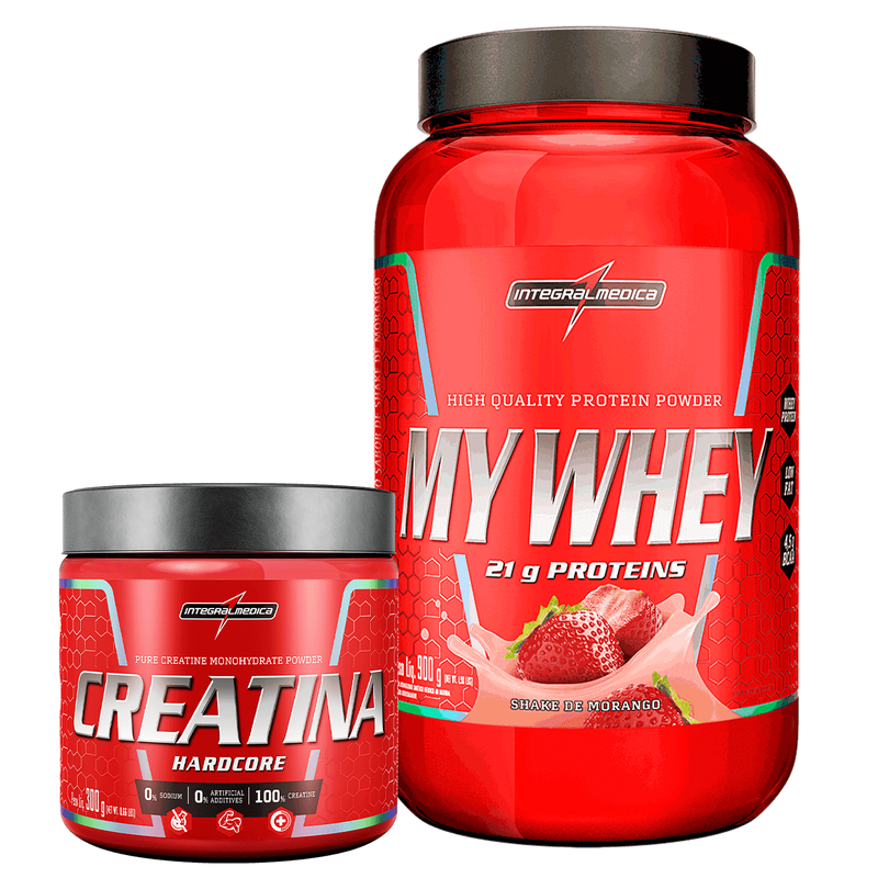 Promopack My Whey Chocolate 900g + Creatina 100% Pura 300g