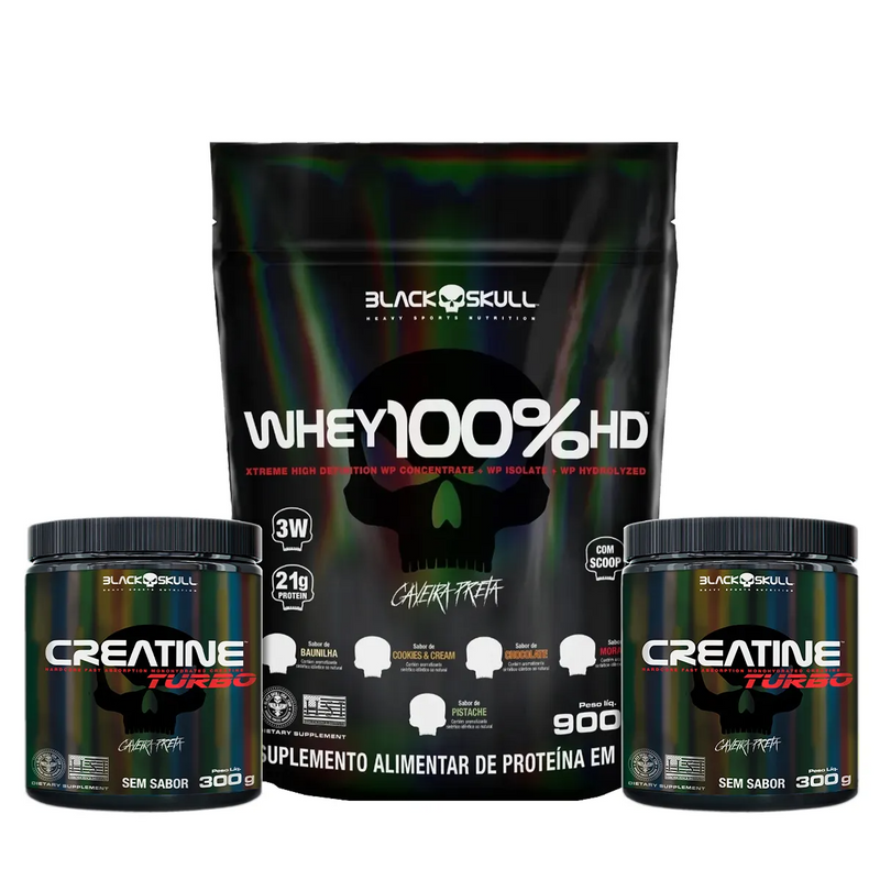 WHEY 100% HD REFIL + 2X CREATINE TURBO