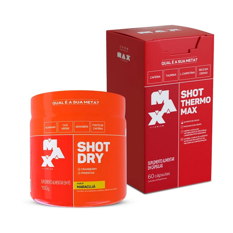 Kit Seca Barriga Shot Thermo 60 caps + Shot dry 150g