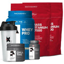 Kit: Whey Pro + 2X Mass + Bcaa + Creatine + Coqueteleira