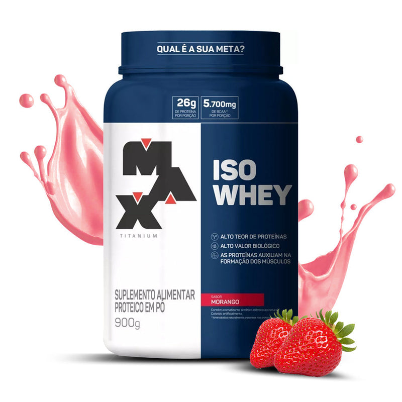 WHEY ISO 900GR  MAX TITANIUM