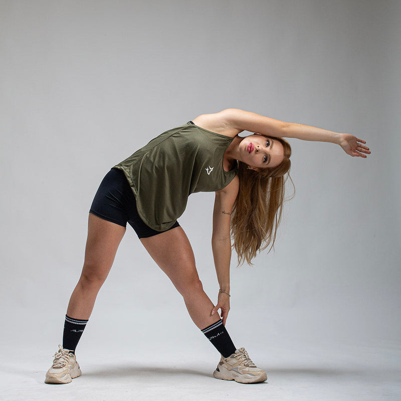 Regata Feminina Dry Fit Middle Lupus Verde Uva