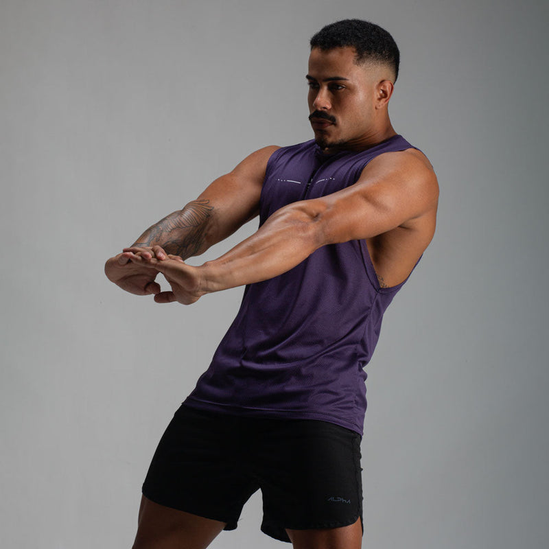 Regata Machão Dry Fit Lupus Core Açaí