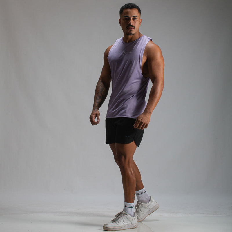 Regata Machão Dry Fit Lupus Core Lilás Malva