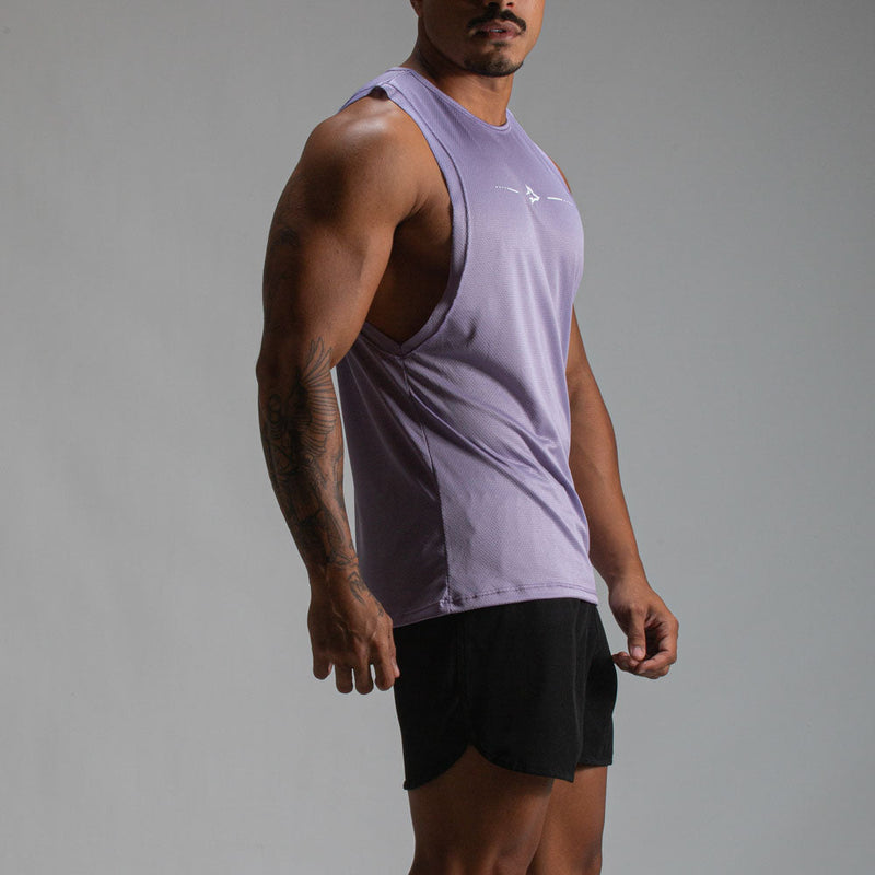 Regata Machão Dry Fit Lupus Core Lilás Malva