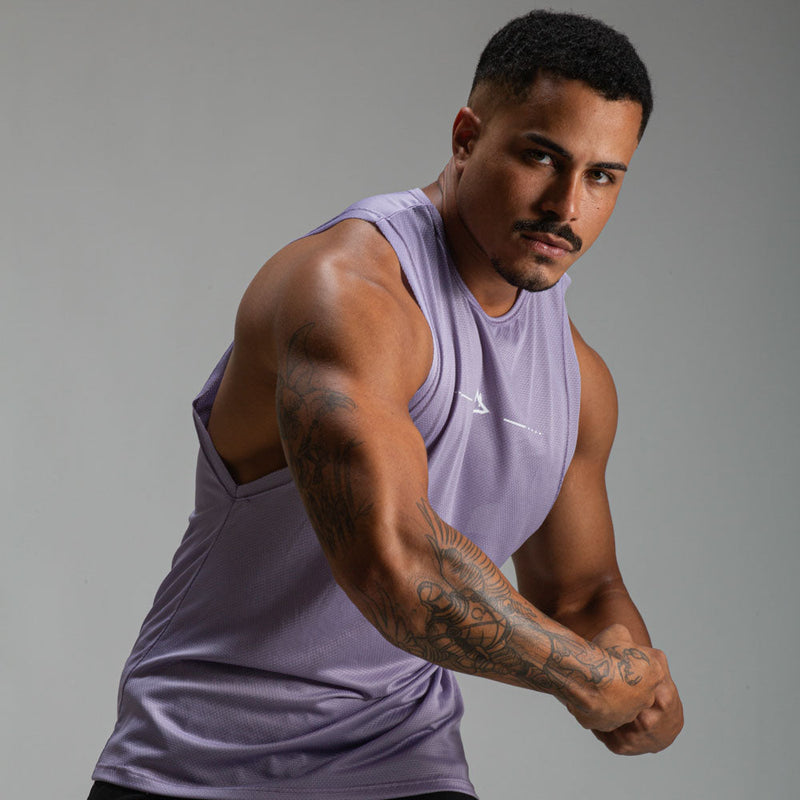 Regata Machão Dry Fit Lupus Core Lilás Malva