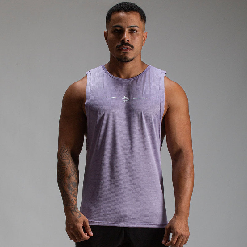 Regata Machão Dry Fit Lupus Core Lilás Malva